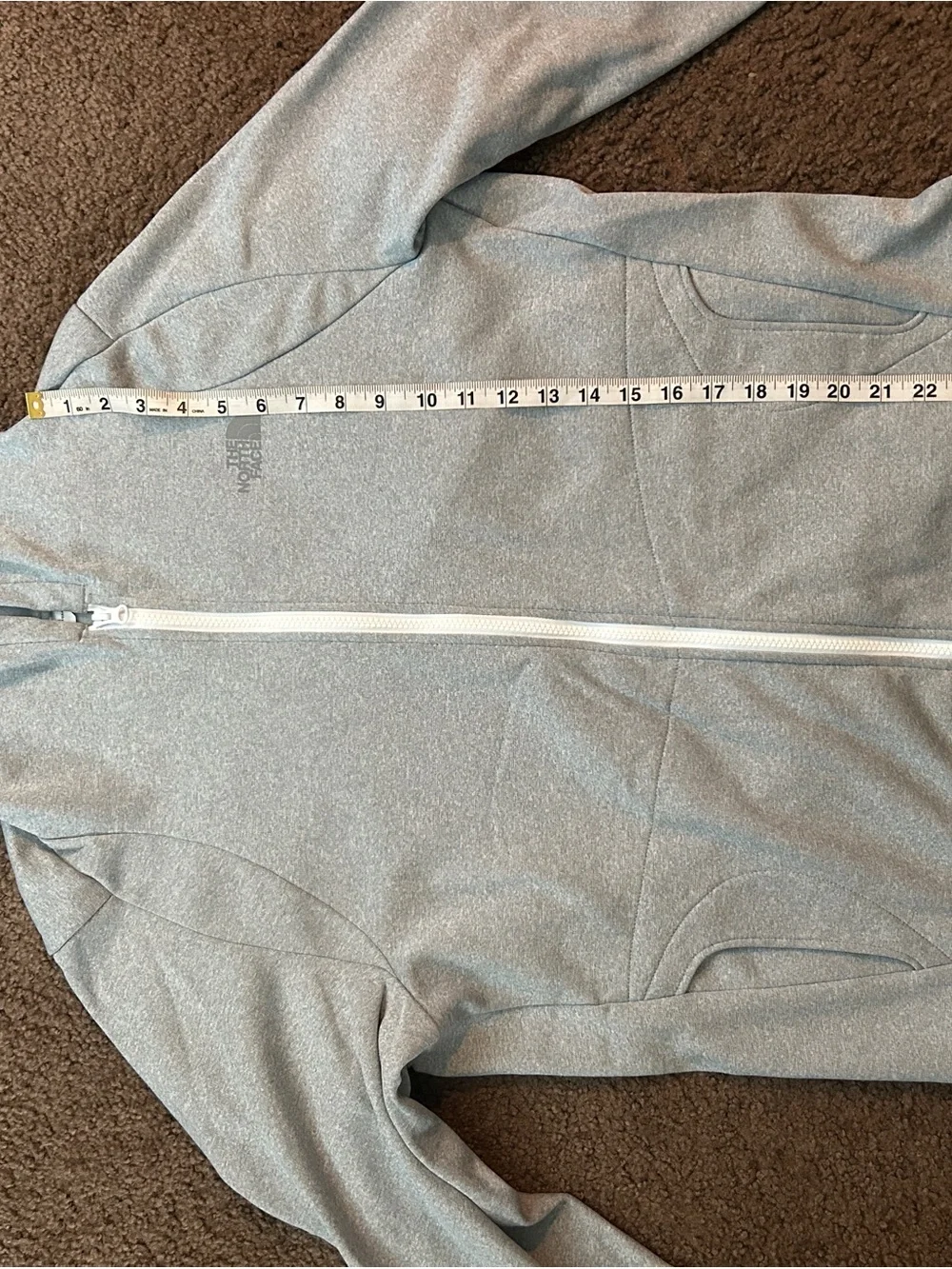 The North Face Men's Light Gray Hoodie Jacket